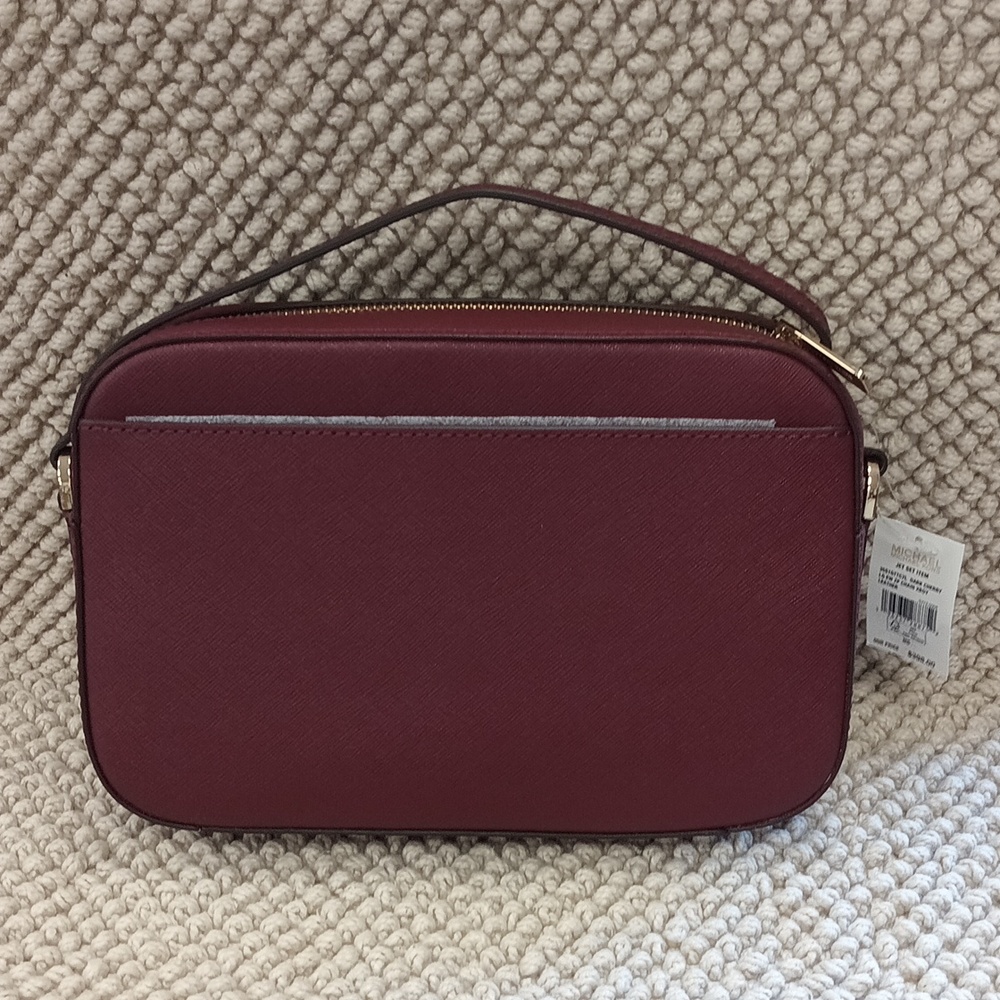 MICHAEL KORS Jet Set Large Saffiano Leather Crossbody Bag - Picture 2 of 10